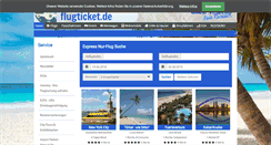 Desktop Screenshot of flugticket.de